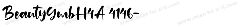 BeautyGmbH4A 4146字体转换